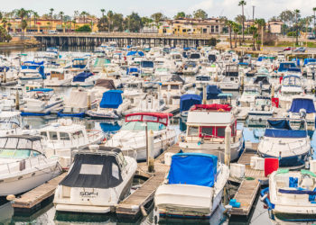 View of the marina