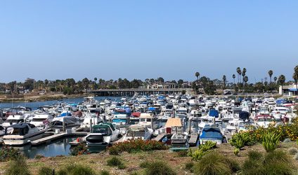 View of the marina